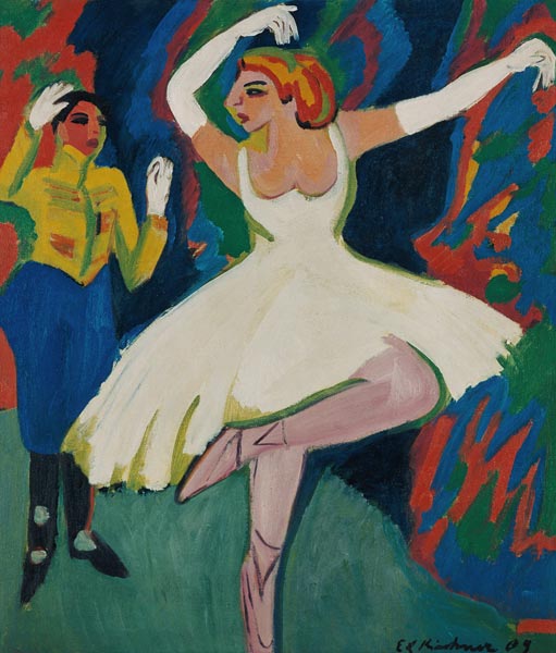 Russische Tänzerin von Ernst Ludwig Kirchner