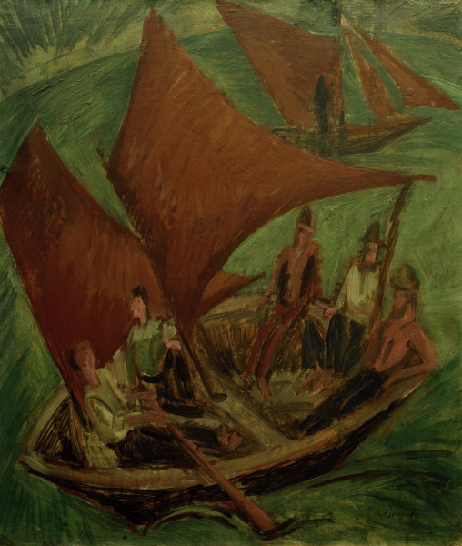 Fischerboote von Ernst Ludwig Kirchner
