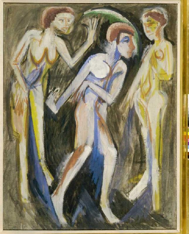 Tanz zwischen Frauen von Ernst Ludwig Kirchner