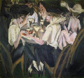 Im Cafégarten 1914
