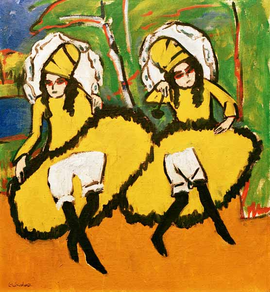 Zwei Tänzerinnen von Ernst Ludwig Kirchner