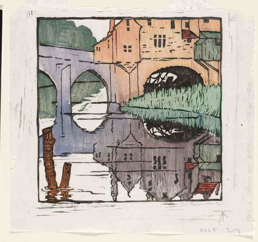 Elvet-Brücke, Durham von Ethel Spowers