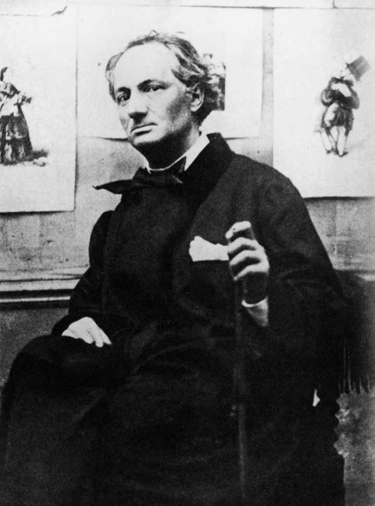 Charles Baudelaire (1821-67) with Engravings von Etienne Carjat