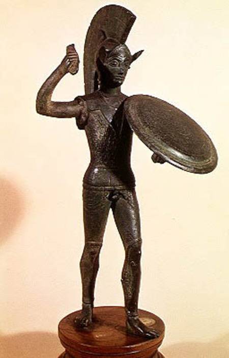 The God Mars or a Warrior von Etruscan