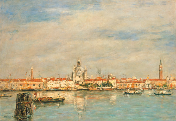 Ansicht von Venedig von Eugène Boudin
