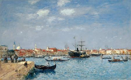 Der Canal Grande in Venedig 1895