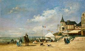 The Beach at Trouville 1863