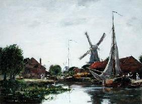 Dordrecht, Windmill on the Meuse 1884