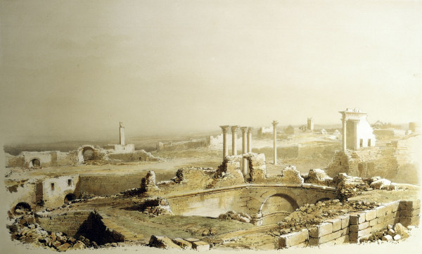 Bosra, Ansicht von Eugène Ciceri