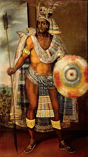 Portrait of Montezuma II von European School