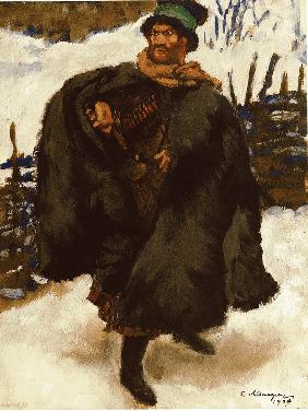 Illustration zur Novelle Hadschi Murat von Leo Tolstoi 1924