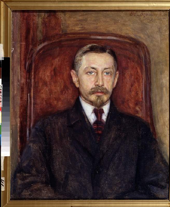 Porträt des Schriftstellers Iwan A. Bunin (1870-1953) von Evgeniy Iosipovich Bukovetsky