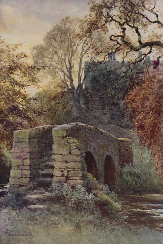 Dorothy Vernons Brücke, Haddon von E.W. Haslehust
