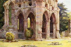 Dryburgh Abbey: Das Grab von Sir Walter Scott 0