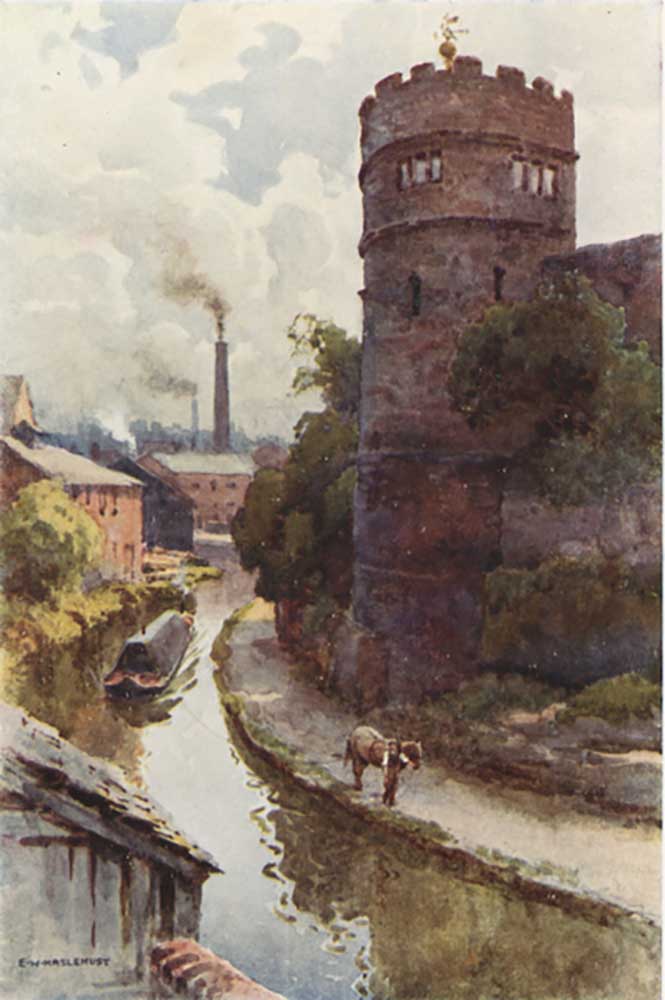 Phoenix Tower und Kanal von E.W. Haslehust