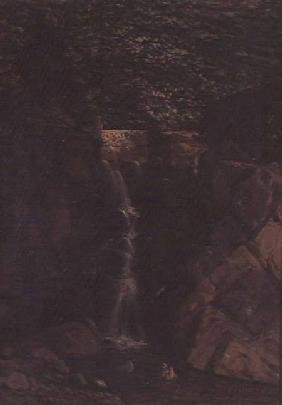 Waterfall in a Woodland Landscape 1876