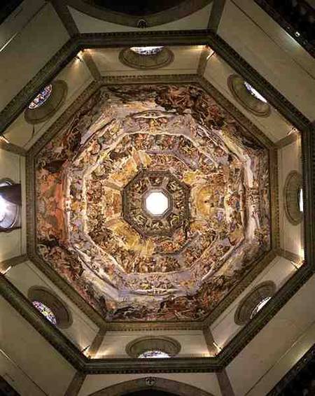 The Last Judgement, from the cupola of the Duomo von Federico Vasari