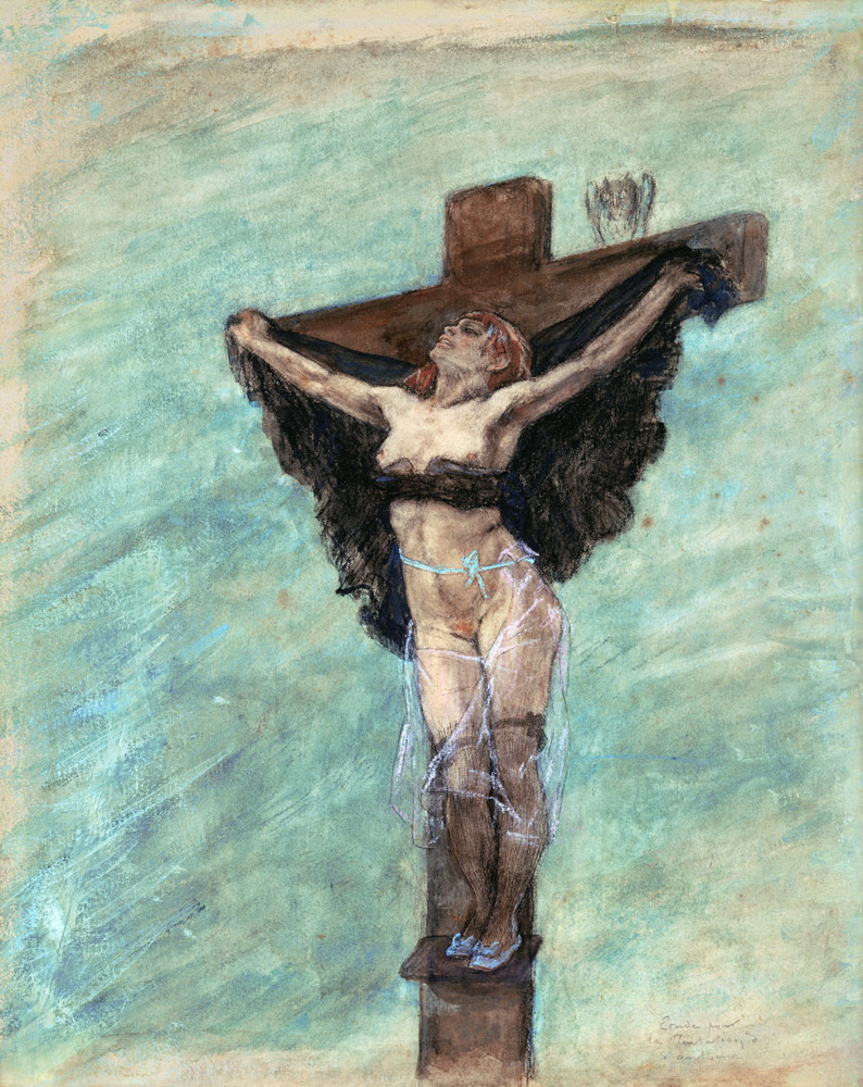 Study for The Temptation of St. Anthony von Felicien Rops