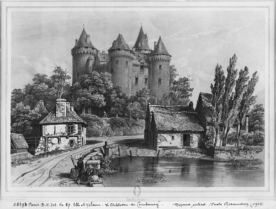 The Castle of Combourg (see also 382414) von Felix Benoist