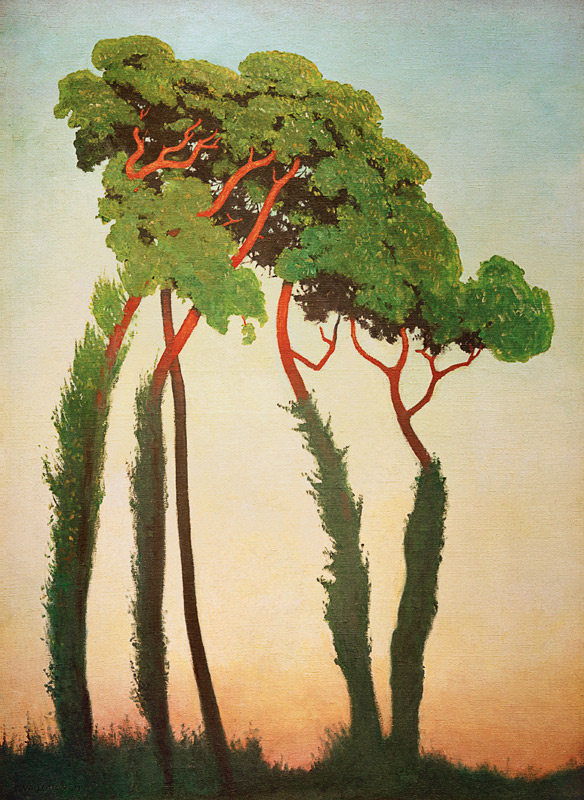 Landscape with Trees von Felix Vallotton