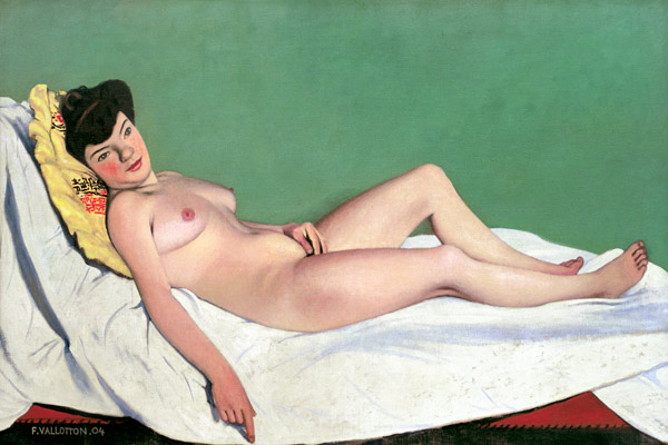 F.Vallotton / Reclining Nude / 1904 von Felix Vallotton