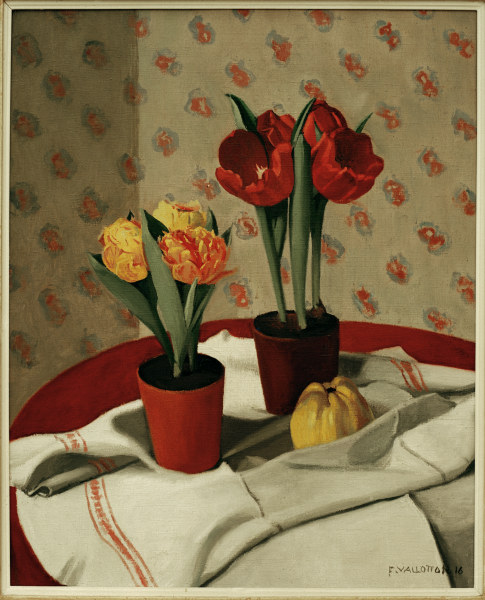 F.Vallotton /Still Life:... Tulips von Felix Vallotton