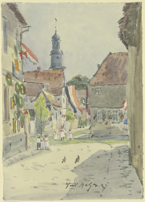 Kirchweih in Rockenhausen von Ferdinand Balzer