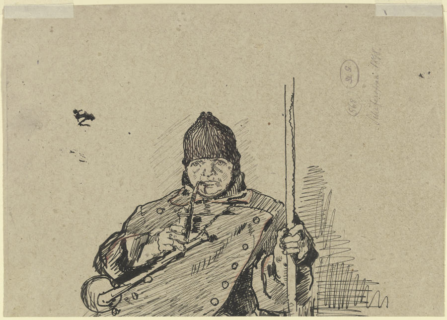 Porträt einer Schäfersfrau von Ferdinand Balzer