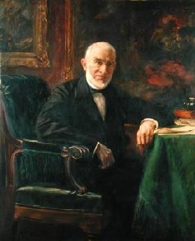 Senator Ferdinand Moring (1818-1900), 1898 (oil on canvas) 1610