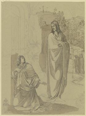 Der auferstandene Christus erscheint Maria Magdalena