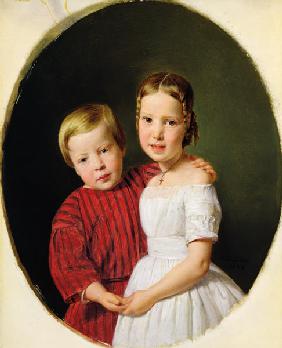 Portrait of Two Children 1844