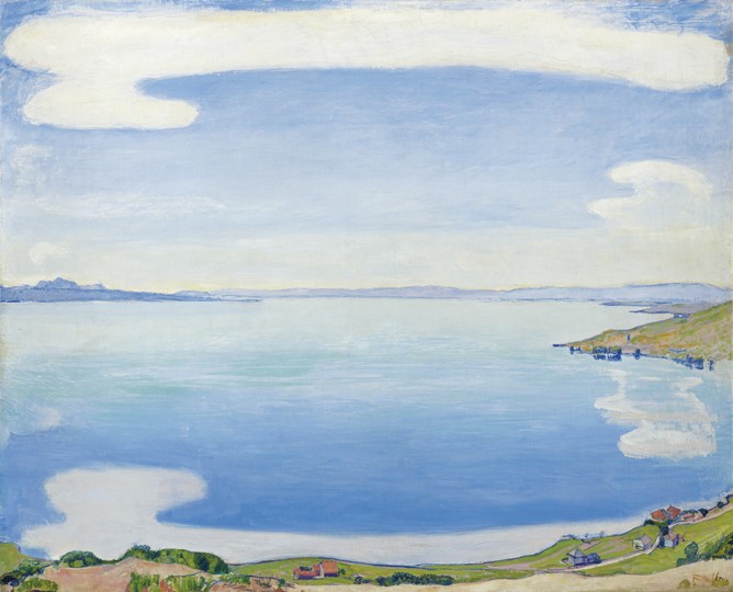 Der Genfer See von Chexbres aus von Ferdinand Hodler