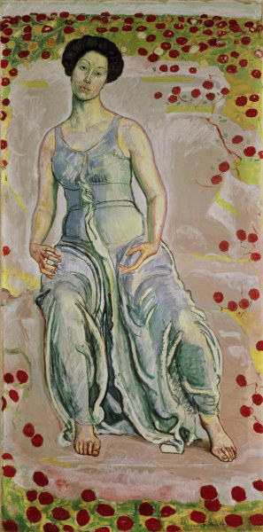 Frauenfigur aus Hl.Stunde von Ferdinand Hodler