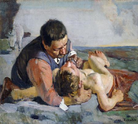 Der barmherzige Samariter Um 1883