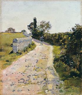 Sonnige kleine Strasse um 1891