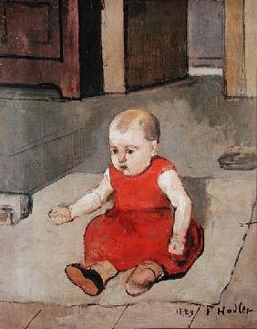 Little Hector on the floor 1889