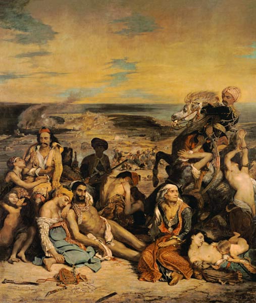 Massaker von Chios von Ferdinand Victor Eugène Delacroix