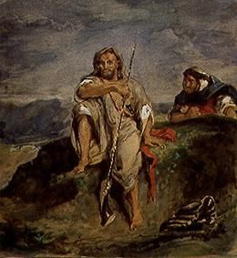 Arabischer Jäger von Ferdinand Victor Eugène Delacroix