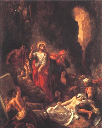 Auferweckung des Lazares von Ferdinand Victor Eugène Delacroix