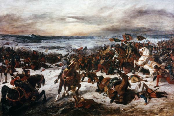 Tod Karls d. Kühnen b. Nancy von Ferdinand Victor Eugène Delacroix