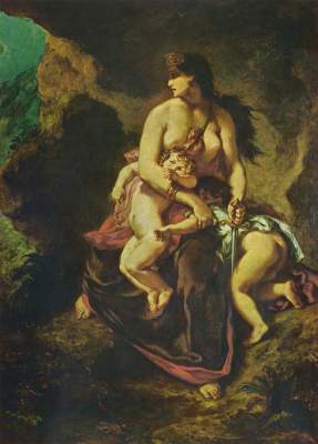 Medea von Ferdinand Victor Eugène Delacroix