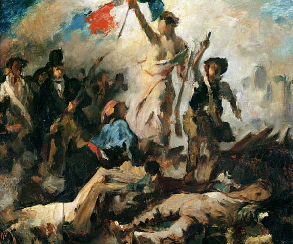 Study for Liberty Leading the People von Ferdinand Victor Eugène Delacroix