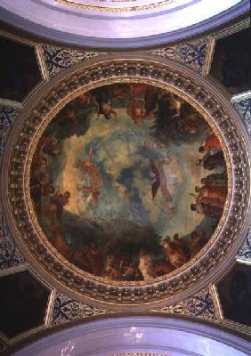 Aurora, ceiling painting possibly from the Library c.1845-47