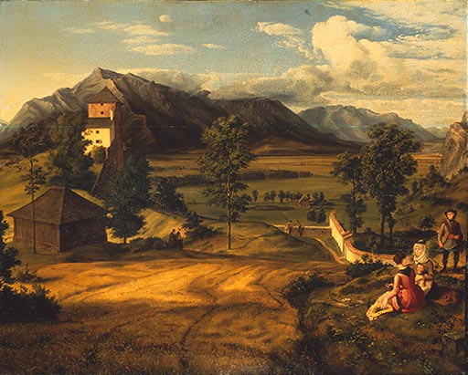 Salzburgische Landschaft von Ferdinand von Olivier