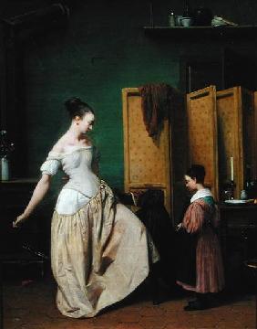 Woman at her Toilet 1835