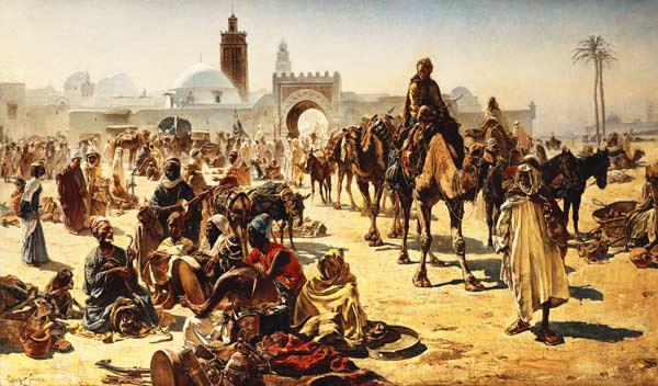 Arabischer Sklavenmarkt 1888
