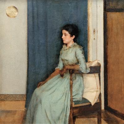 Portrait von Marie Monnom 1887