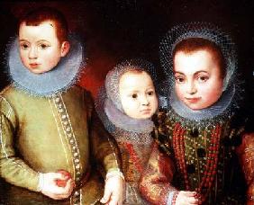 Portrait of Three Tudor Children