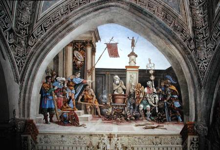 North wall of Strozzi Chapel, The Martyrdom of St. John the Evangelist von Filippino Lippi