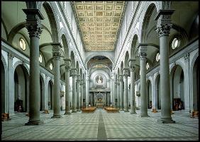 View of the Nave, 1425-46 (photo) 17th